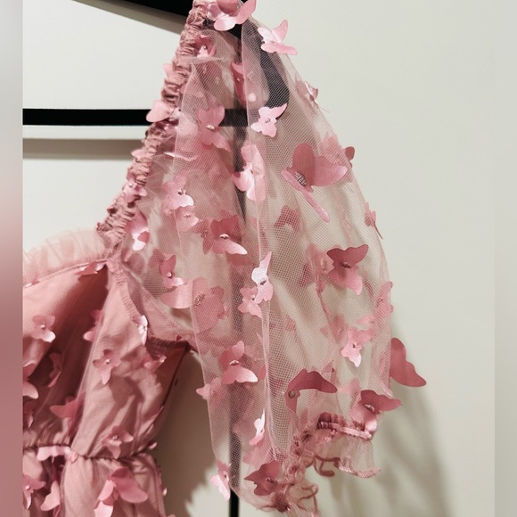 Pink Frill Dress - Picture 5 of 5